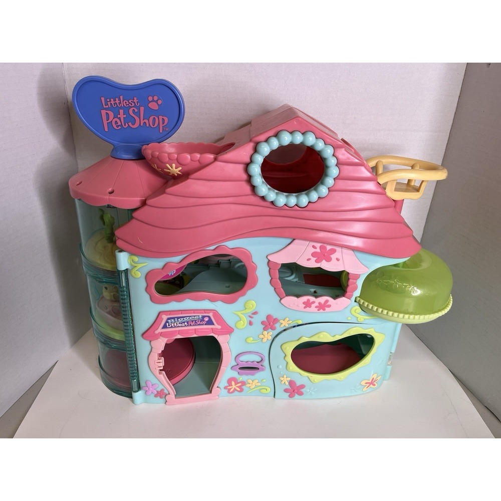 Hasbro Biggest Littlest Pet Shop House Playset Vintage 2006 LPS Y2K Dollhouse